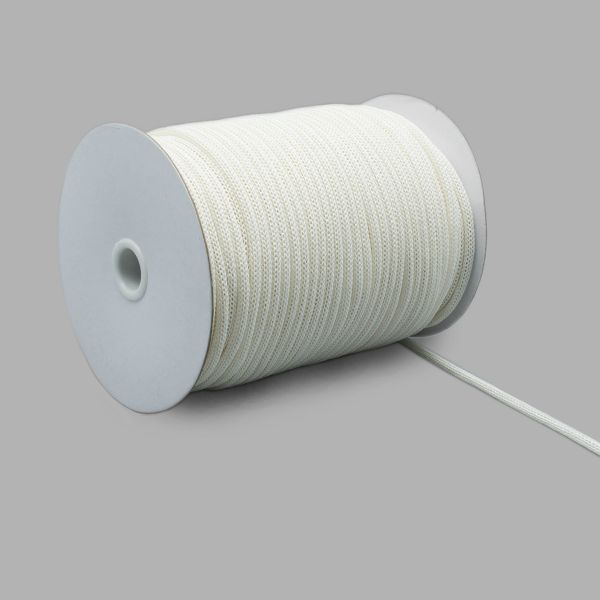Шнур бумажный для крафт-пакетов ⌀5.0 мм, 100 м, PR002 белый