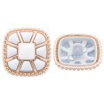 Пуговицы на ножке 36L=23 мм, металл, GD.White (золото-белый), 10 шт, MP07