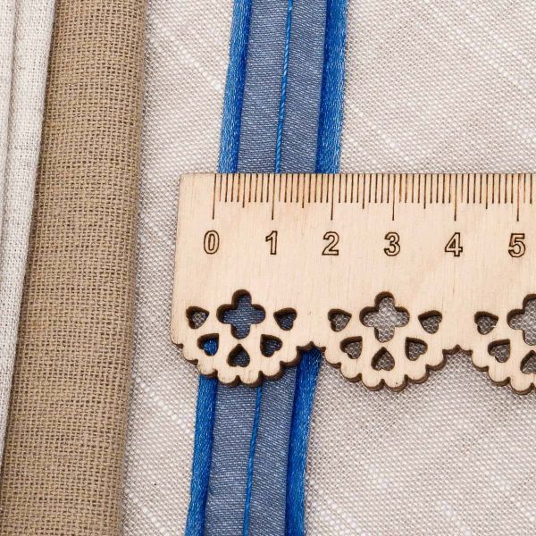 Лента капроновая (органза) для сборки бантов 20 мм, 25м HRPL-1021 (HS-1134 синий)