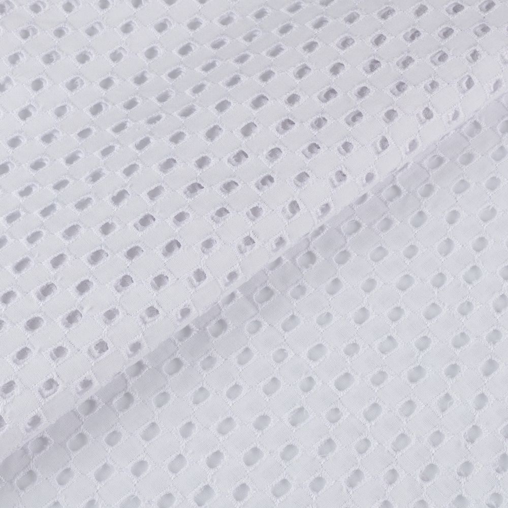 Ткань шитьё (прошва) 150х135 см, белый, Gamma YFAS-0729