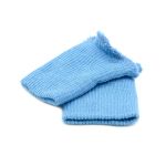 Манжеты трикотажные 6.5х9.5 см, 1 пара, тонкие, 020 голубой