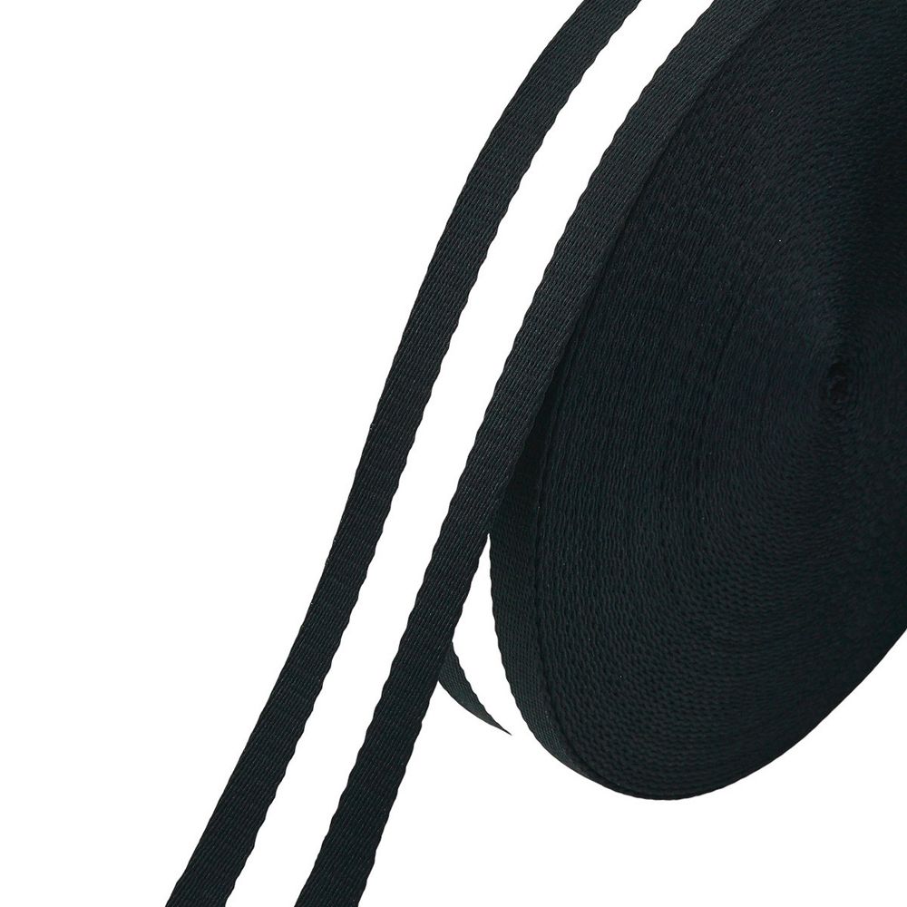 Стропа (ременная лента) 40 мм / 25 метров, 36 черный с белым, 90865