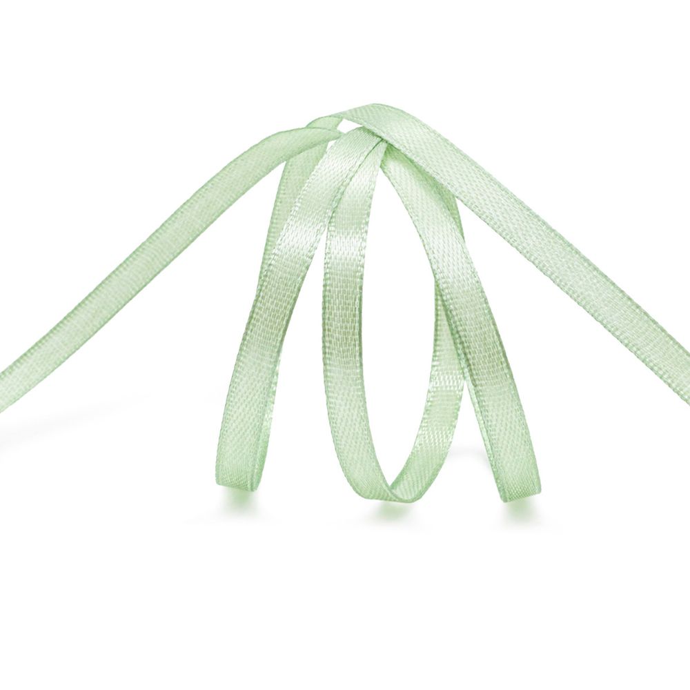 Лента атласная 1-сторонняя 6.0 мм / 22.86±1 метров, 098 мятный, Globus