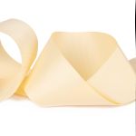 Лента репсовая (в рубчик) 50.0 мм / 25±1 метров, 007 кремовый, Gamma GR-50