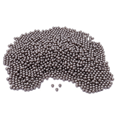 Бусины пластик под жемчуг ⌀8 мм, 500 г, цветные, круглые, A124 серый, Astra&Craft, LY-264