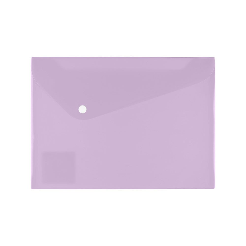 Папка-конверт с кнопкой A5 180 мкм диагональ 10 шт, лиловый EC21017217, Expert Complete