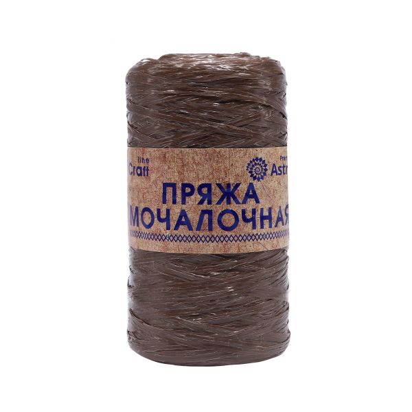 Пряжа Astra Premium (Астра Премиум) Мочалочная / уп.10 мот. по 50 г, 200 м, коричневый