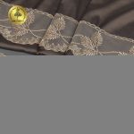 Кружево на сетке широкое 105 мм, 40483, цв.N6115 бежевый уп.13.7м, Kruzhevo