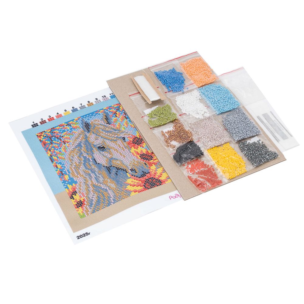 Набор для вышивания бисером Кроше (Радуга бисера) Т27_5205, Бьянка 14х14 см