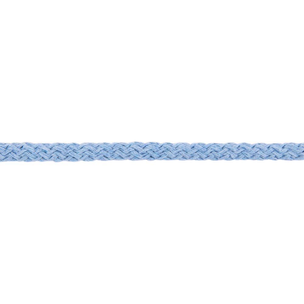 Шнур круглый х/б ⌀5.0 мм, 10 м, 175 голубой, Gamma 5В500 ХБ