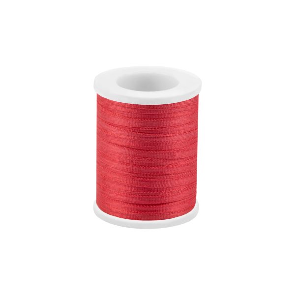 Лента (тесьма) шелковая 2.0 мм / 45.5±0.5 метров, №090 т. розовый, Gamma SR-2