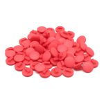 Пуговицы на ножке 16L (10мм), пластик (Coral (коралловый)), NE68, 72 шт