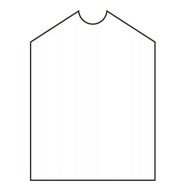 Пакет ПВД 60х100 см, 25 мкр, со скосом, отверстие, 500 шт М