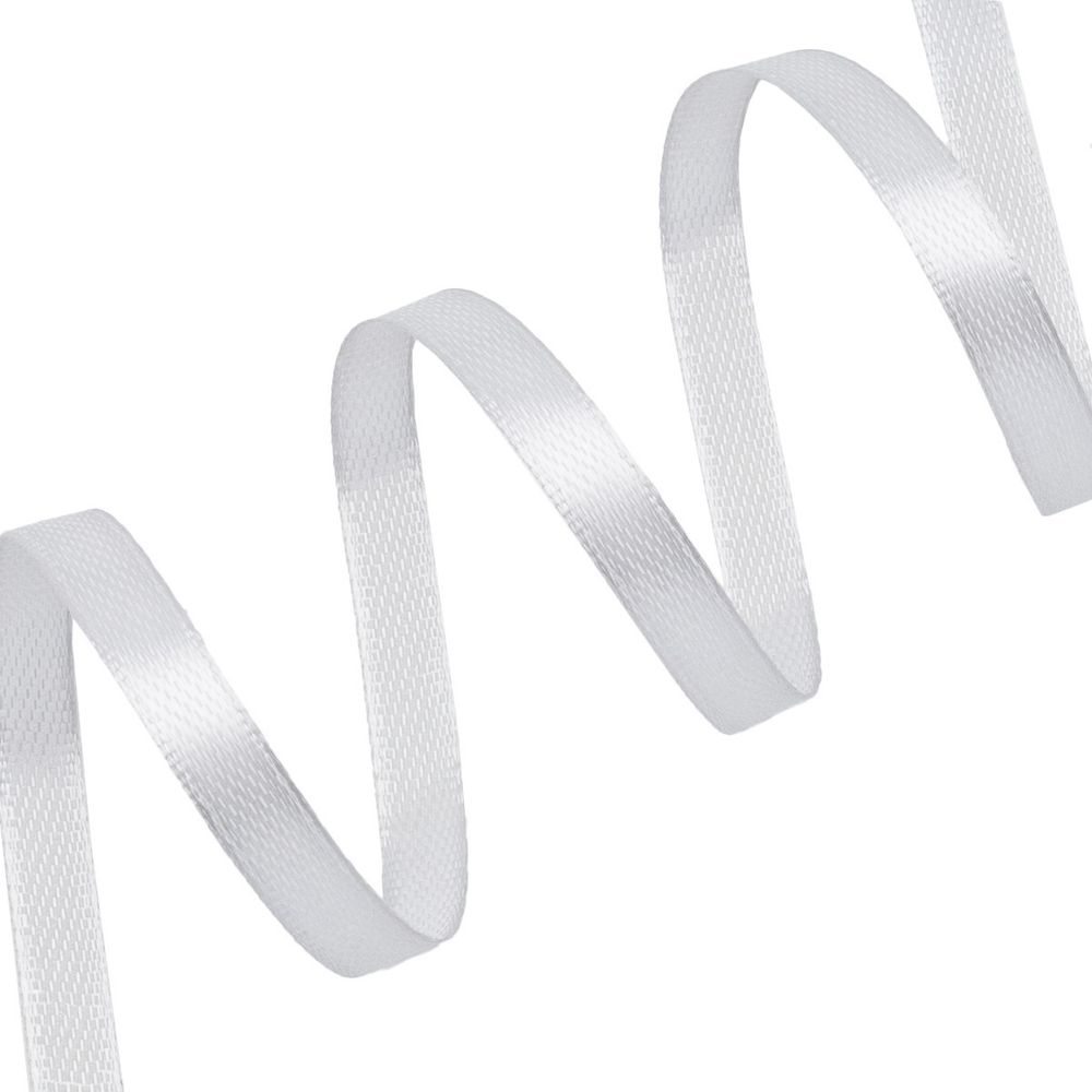 Лента атласная 1-сторонняя 6.0 мм / 22.86±1 метров, Л, C120/95 светло-серый, Globus