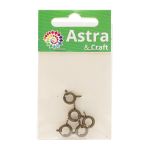 Замок для бус кольцо 9мм, 5 штук, Astra&Craft (латунь), 4AR240