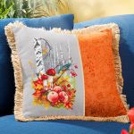 Набор для вышивания нитками Чудесная игла, Осенняя палитра, 18х27 см