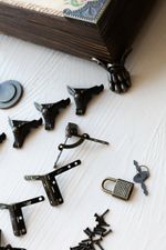 Подвес для шкатулок 1х2 см, 10 шт, 01 золото, Mr.Carving MMG-038