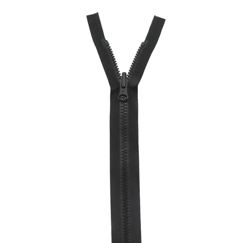 Молния трактор Arta Т6 (6 мм) 1 зам., разъем., 70 см, с реверсным замком, цв. 077 черный, 1 шт