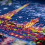 Набор для вышивания нитками Чудесная игла Premium, Выходные в Париже 40х30 см