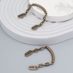 Цепочка-вешалка 105х7 мм, металл, OB бронза,2 шт, MB196