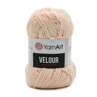 Пряжа YarnArt (ЯрнАрт) Velour / уп.5 мот. по 100 г, 170м, 869 пудровый