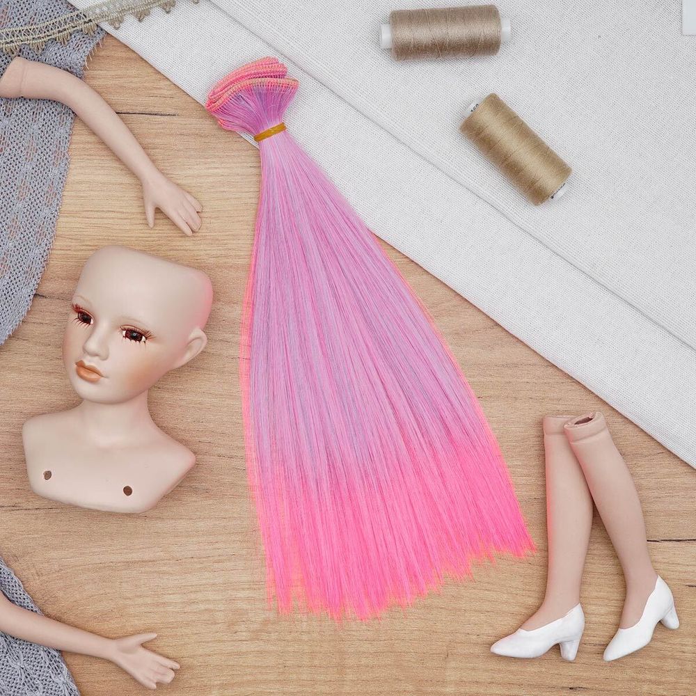 Трессы Элит прямые двухцветные №27 4516Т/2124, длина 27см, ширина 100 см, 1шт, 26445