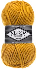Пряжа Alize (Ализе) Superlana Maxi / уп.5 мот. по 100 г, 100м, 488 цыпленок
