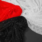 Сетка бельевая эластичная 85 г/м², шир.150 см / 25 метров, с флоком TBY.SZ030218 цв.белый /SZ030218.21/