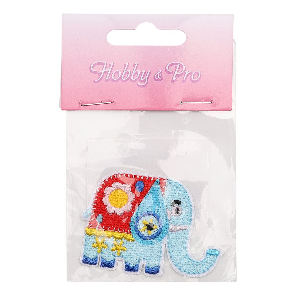 Термоаппликация Слон, 4.2х6.1cm, Hobby&Pro
