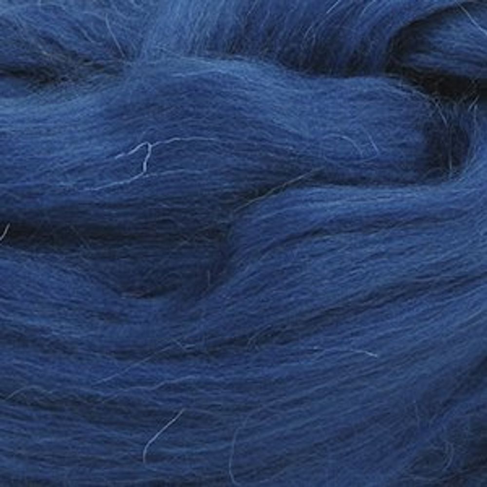 Шерсть для валяния Пехорка Гребенная лента тонкая 1х50 г (до 23 мкр), 014 мор.волна Шерсть для валяния Пехорка Гребенная лента тонкая 1х50 г (до 23 мкр), 014 мор.волна