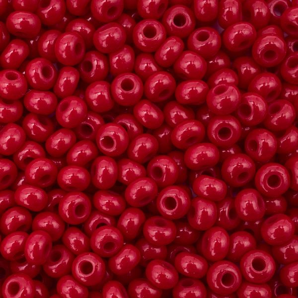 Бисер непрозрачный 8/0, круг.отв., 100 г (5х20 г) Preciosa