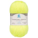 Пряжа Камтекс Праздничная с люрексом / уп.10 мот. по 50 г, 160 м, 236 салат неон