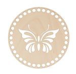 Заготовка из фанеры Панно с перфорацией, ⌀15 смх0.4 см, Бабочка, Mr.Carving БА-62