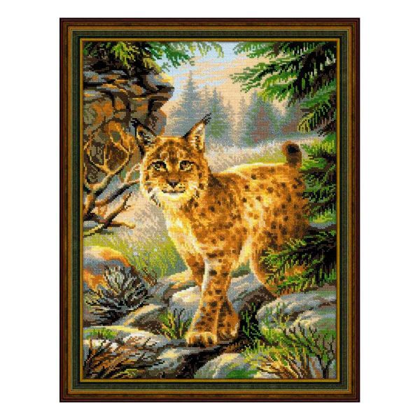 Набор для вышивания нитками Риолис, Лесная хозяйка 30х40см