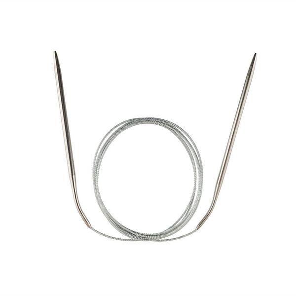 Спицы круговые металл ⌀4,5 мм, 200 см, с металлической леской, Gamma MKX