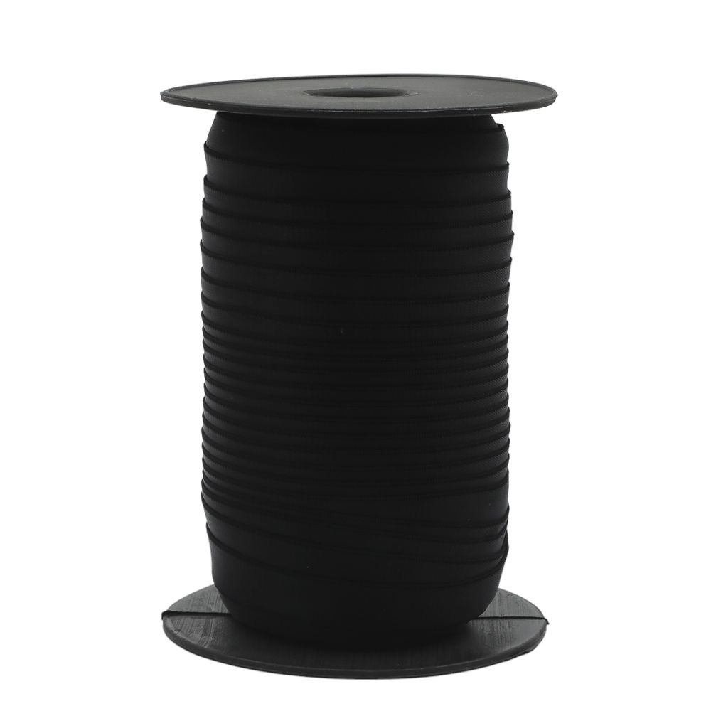 Резинка бельевая (бретелечная) матовая 15.0 мм / 50 метров, черный