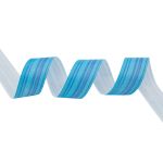 Лента атласная с рисунком 25.0 мм / 22.5±1 метров, Горизонталь, синий, Globus