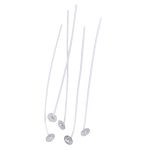 Фитили пропарафиненные с держателями 14 см, 5 шт, Love2art WICKS-02