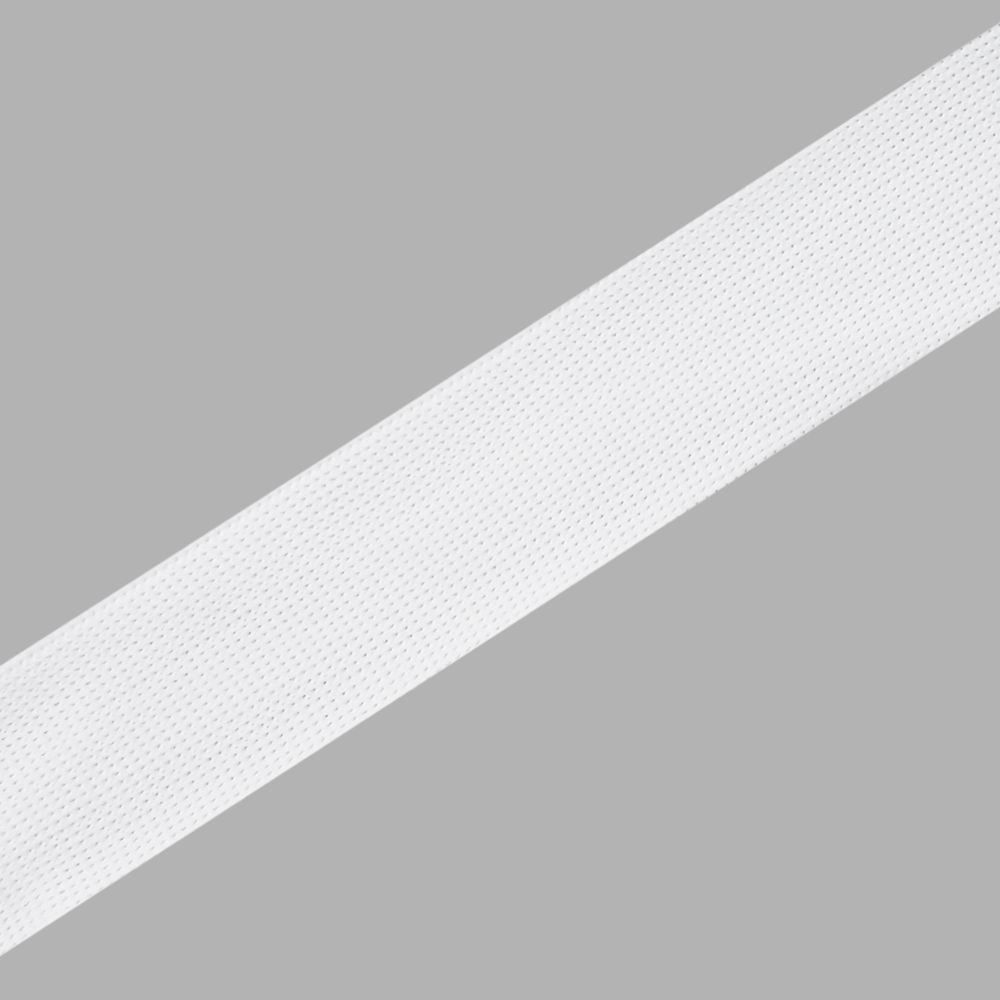 Тесьма отделочная трикотажная 30 мм / 70 метров, белый, 3AR3594