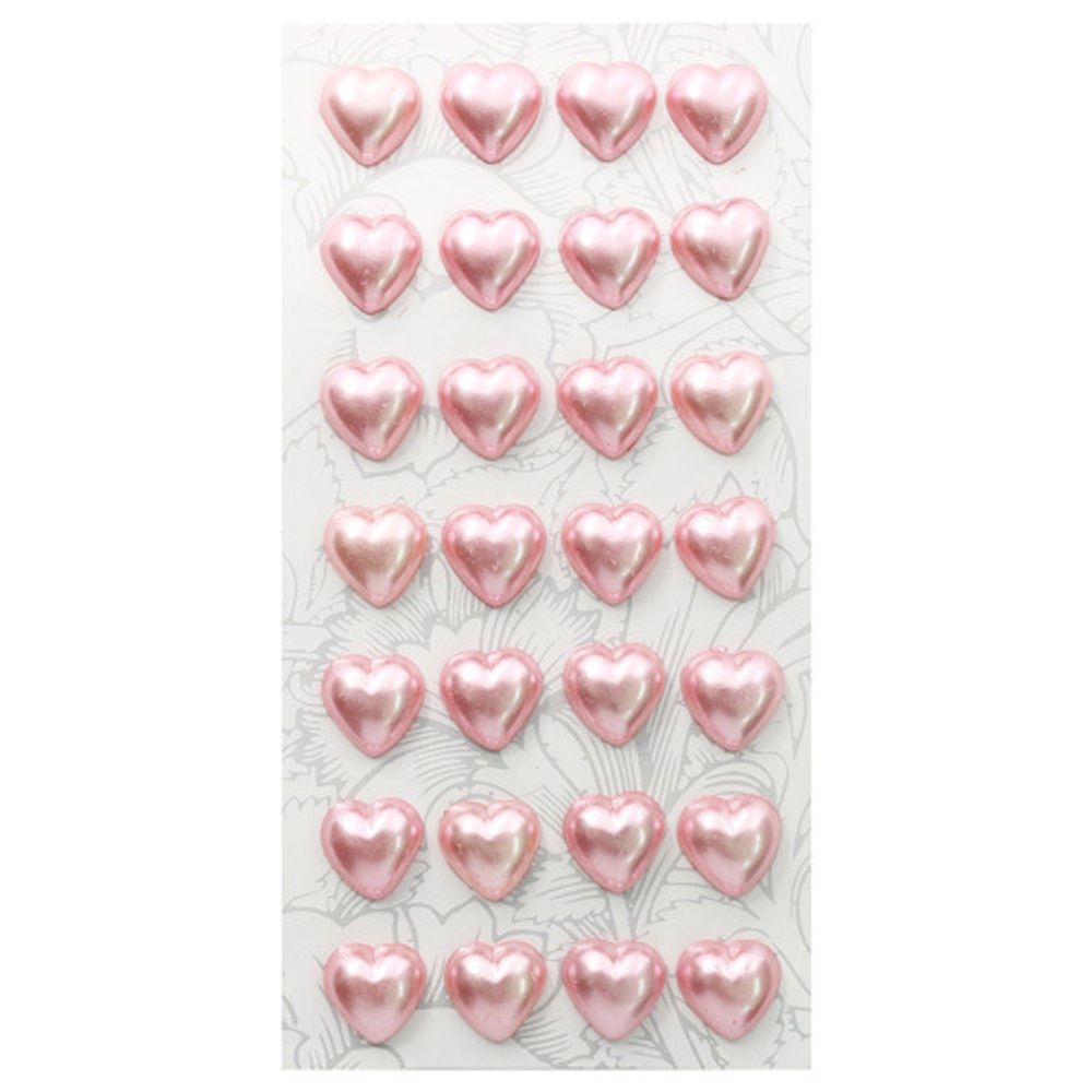 Декоративные наклейки "Жемчуг", 12 мм, Астра, Z42 пыльная роза, 5 шт