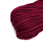 Шнур полипропилен круглый вязаный ⌀6.0 мм / 100 метров, 6-24 бордовый светлый