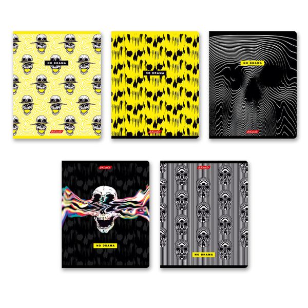 Тетрадь ученическая общая, твин лак, A5+ 40 л. на скобе 65 г/м², белизна 100%, 10 шт, клетка в термоусадочной пленке, 000474 Взрыв мозга, Светоч 40ТСК5_8_2_1