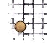 Пуговицы на ножке 20L (12,5мм), металл (OB бронза), ME_678, 36 шт