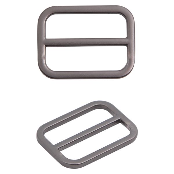 Рамка регулировочная металл литая 25 мм /30х23 мм, ⌀2.5 мм/, титан цв.07-2, 4 шт