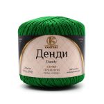 Пряжа Камтекс Денди / уп.10 мот. по 50 г, 330 м, 044 трава