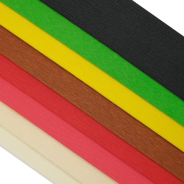 Бумага креповая 50х200 см, 35 г/м², 8 цветов Ассорти 3 Astra&Craft