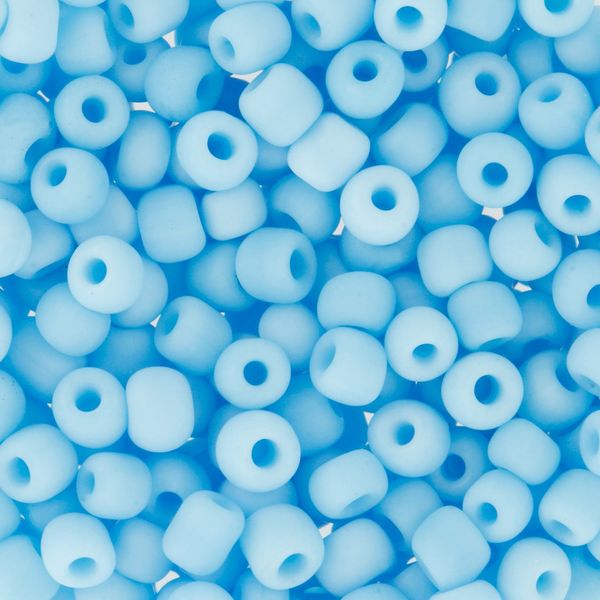 Бисер Zlatka 8/0 (2.9 мм), 100 г (10х10 г), №0043M голубой, GR