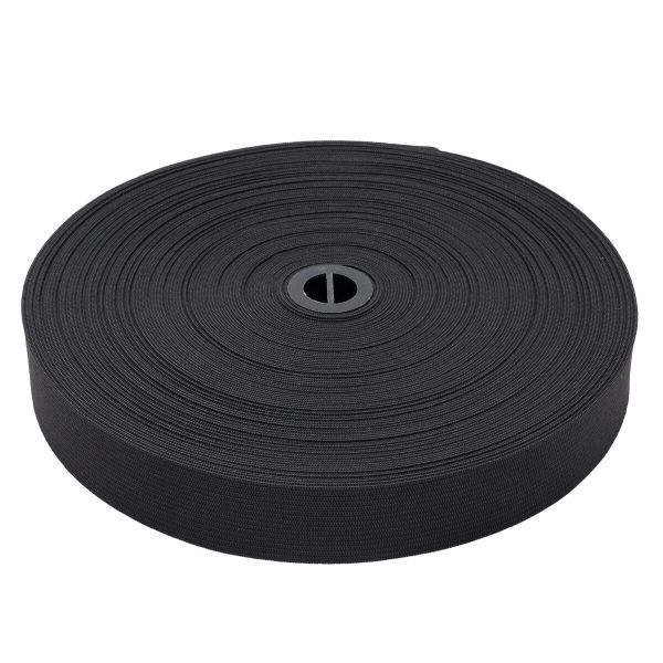 Резинка вязаная 25.0 мм / 25 метров, ТВ-25, черный