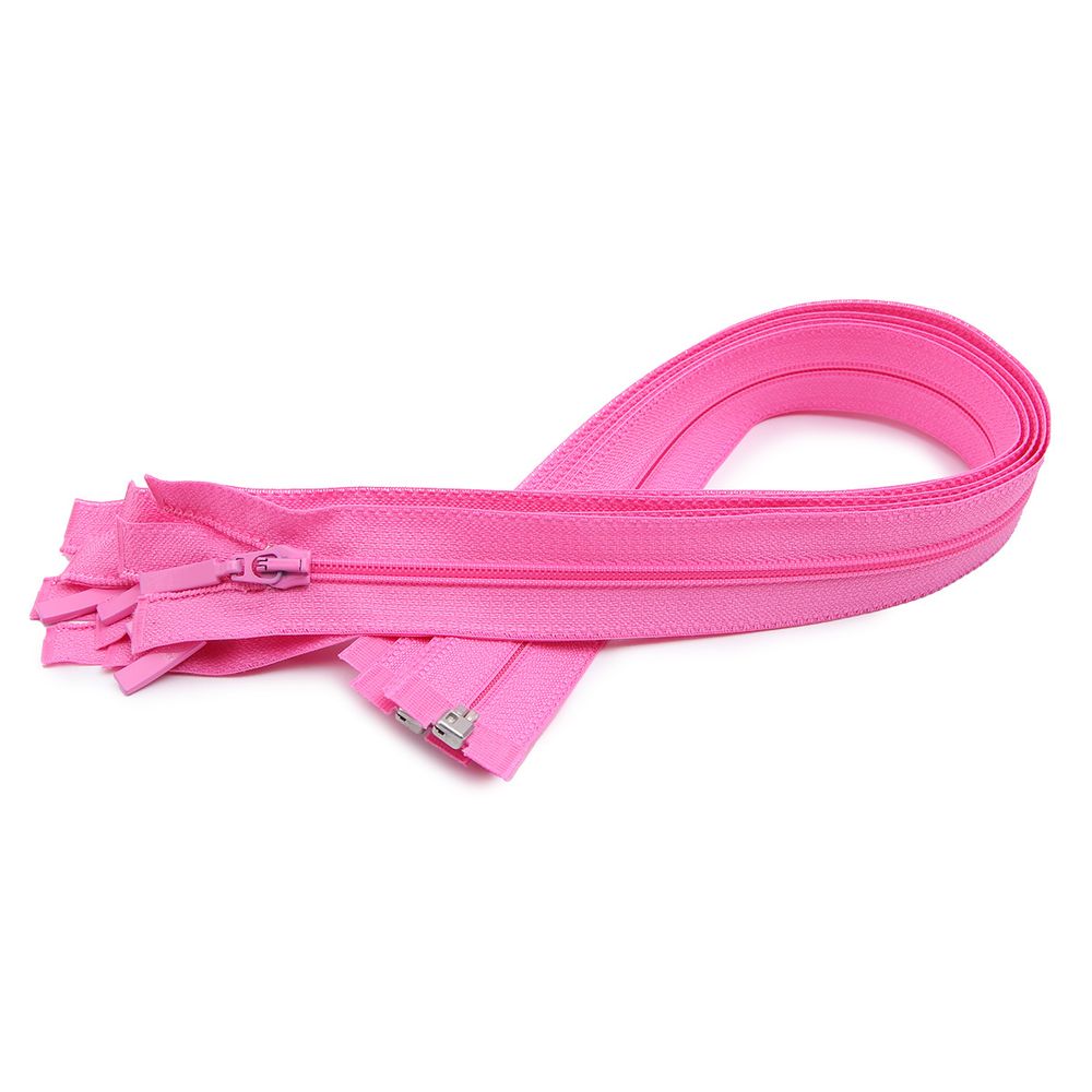 Молния спираль (витая) Arta Т5 (5 мм) 1 зам., разъем., 40 см, цв. 515 розовый, уп.5 шт