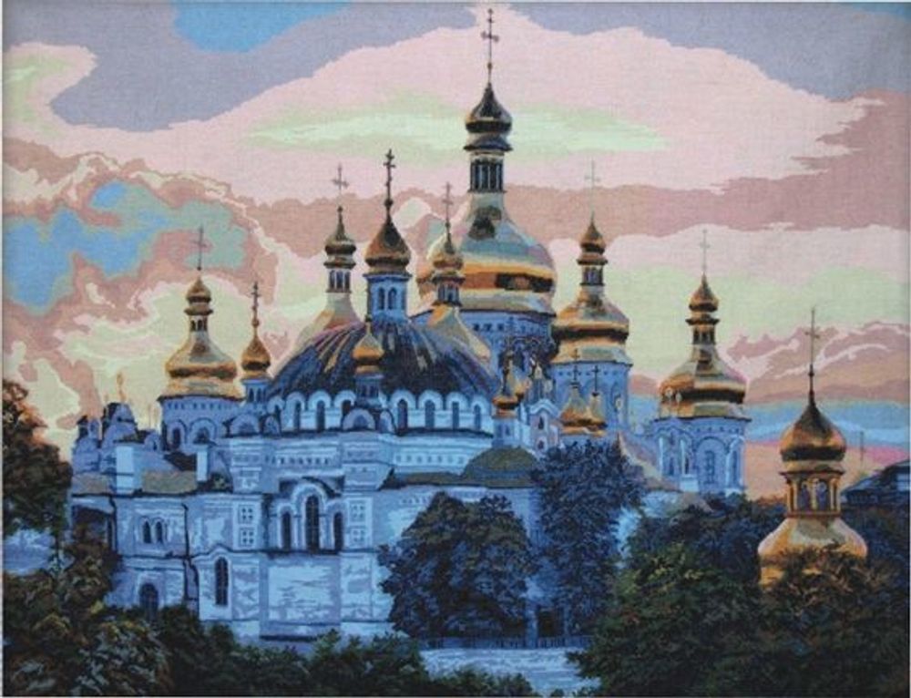 Набор для вышивания нитками Нитекс, Киевская Лавра 100х75 см